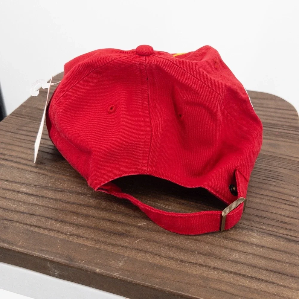 Kansas City‎ Chiefs 47 Brand Clean Up Hat Red Flip Script Adjustable Cap NWT